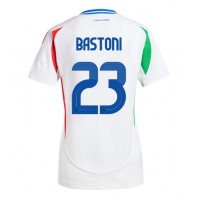 Italia Alessandro Bastoni #23 Bortedrakt Dame EM 2024 Kortermet